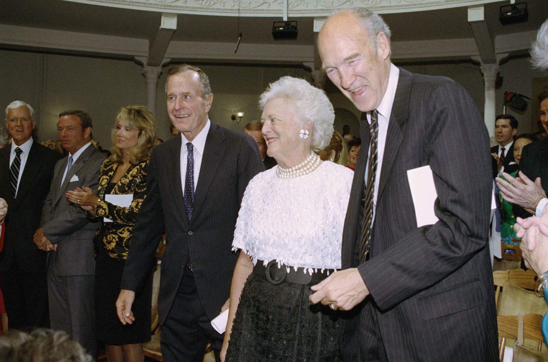 George Bush and Sen. Alan Simpson